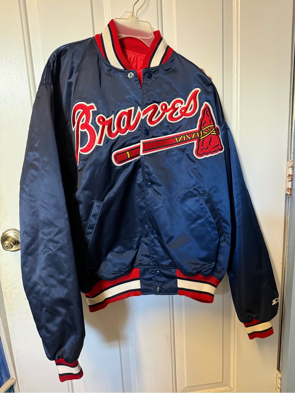 Atlanta Braves Starter Bomber Jacket Men’s XL